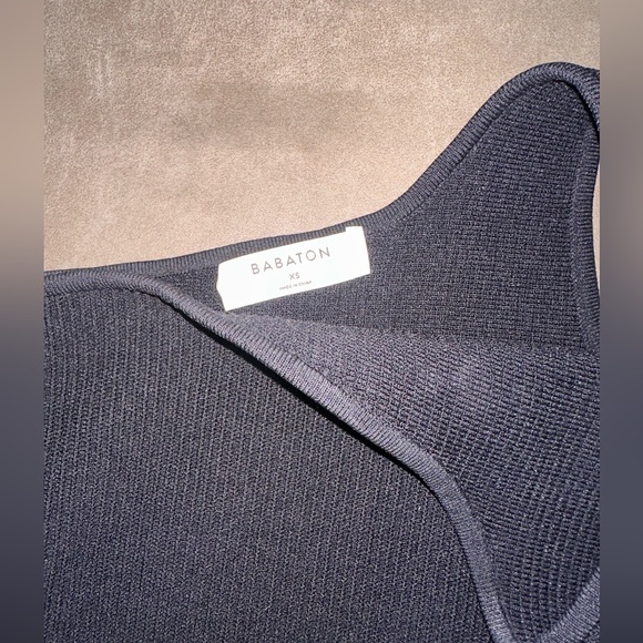 Aritzia One Shoulder Black Mini Dress - Picture 6 of 6